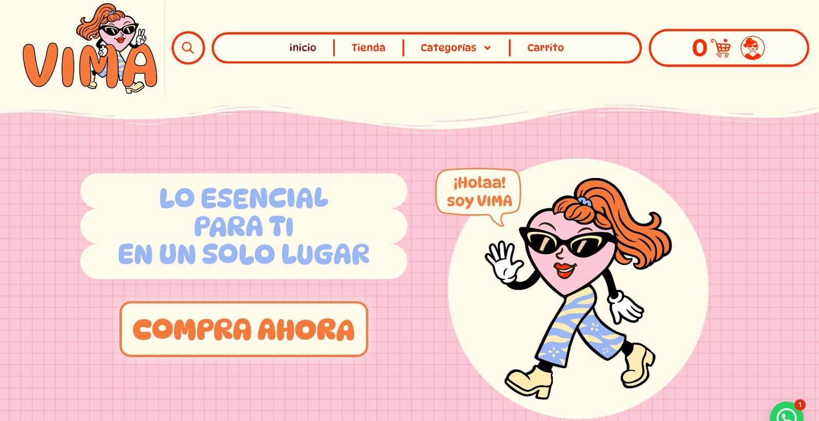 Vista del proyecto VIMA Esenciales